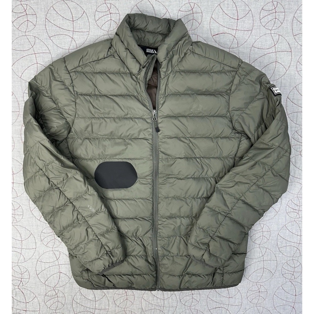 Eddie Bauer CirrusLite Down Jacket Alder Green 650 Puffer / Men's Small